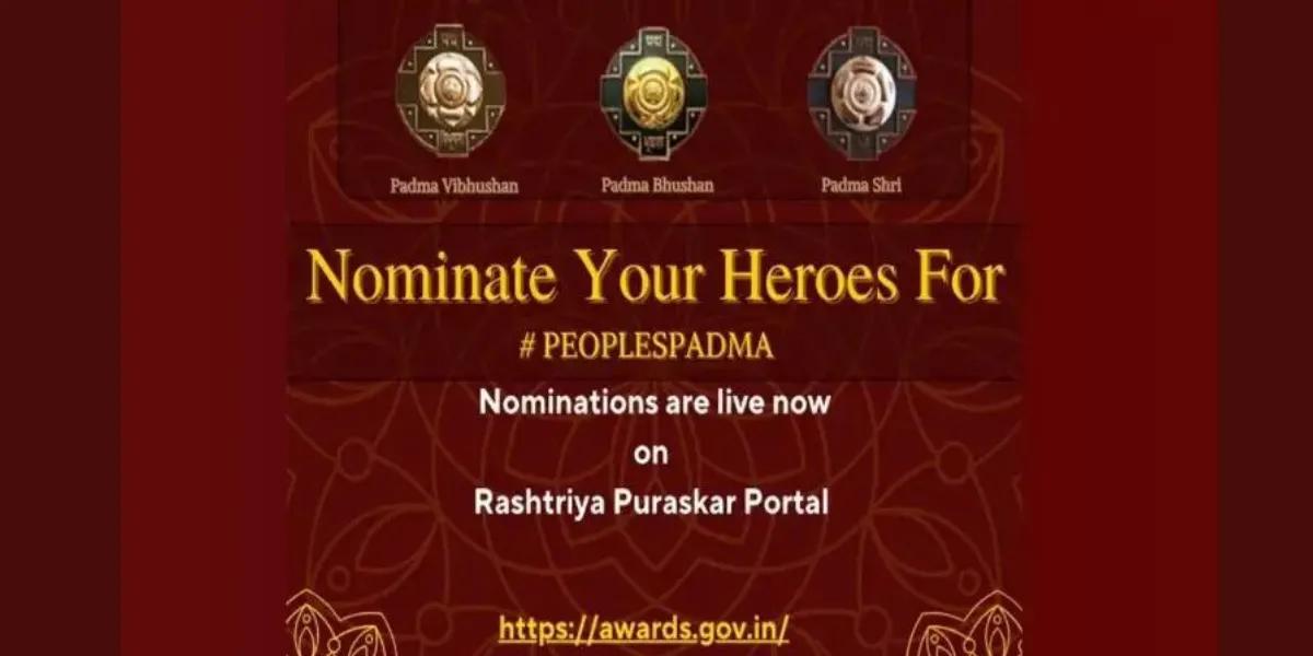 Padma Awards-2024: पद्म पुरस्कार-2024 के नामांकन की अंतिम तिथि 15 सितंबर, गणतंत्र दिवस पर होगी घोषणा