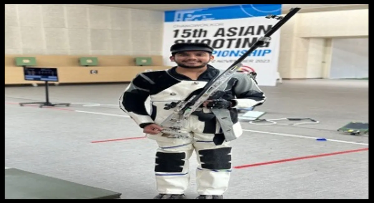 Asian Shooting Championship 2023: ऐश्वर्य प्रताप सिंह तोमर ने एशियाई निशानेबाजी प्रतियोगिता में स्वर्ण पदक जीता