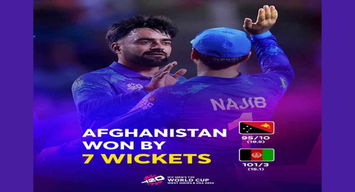 T20 World Cup: Afghanistan Defeated Papua New Guinea In Group C Match