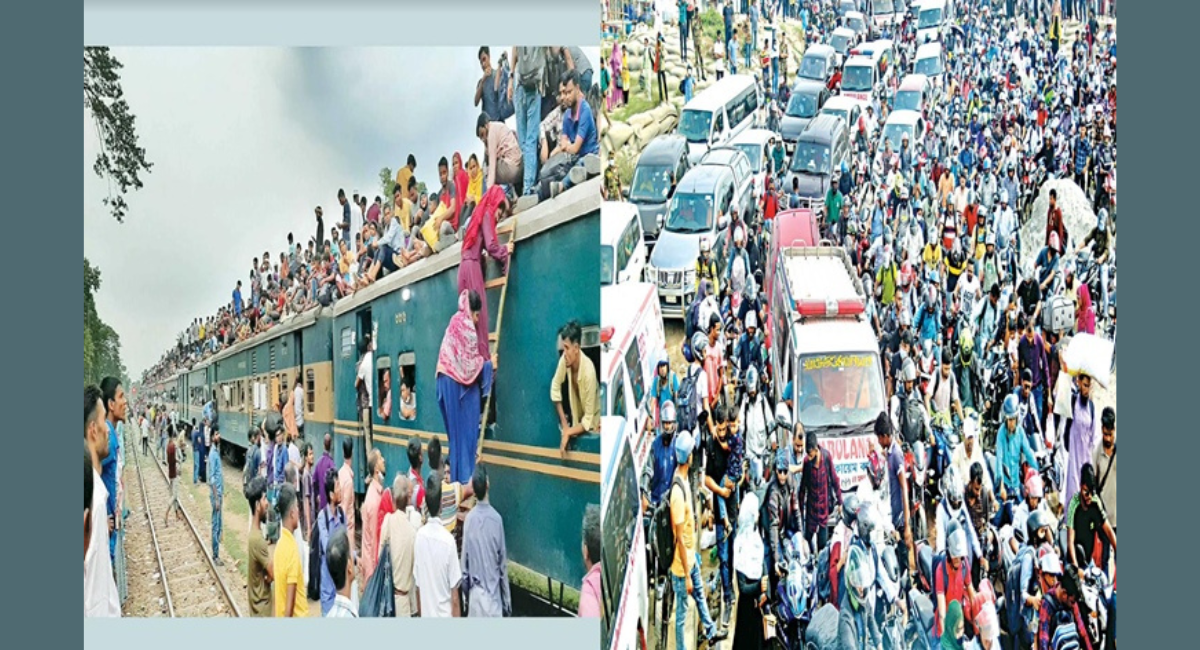 Bangladesh News: Huge Tailbacks On Highways, Train Rush As People Leave Dhaka For Eid-Ul-Adha