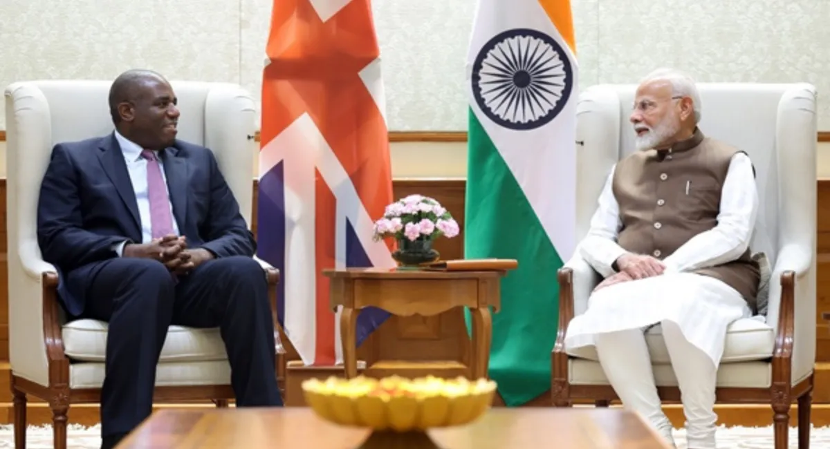 UK Foreign Secretary David Lammy Meets PM Narendra Modi In New Delhi