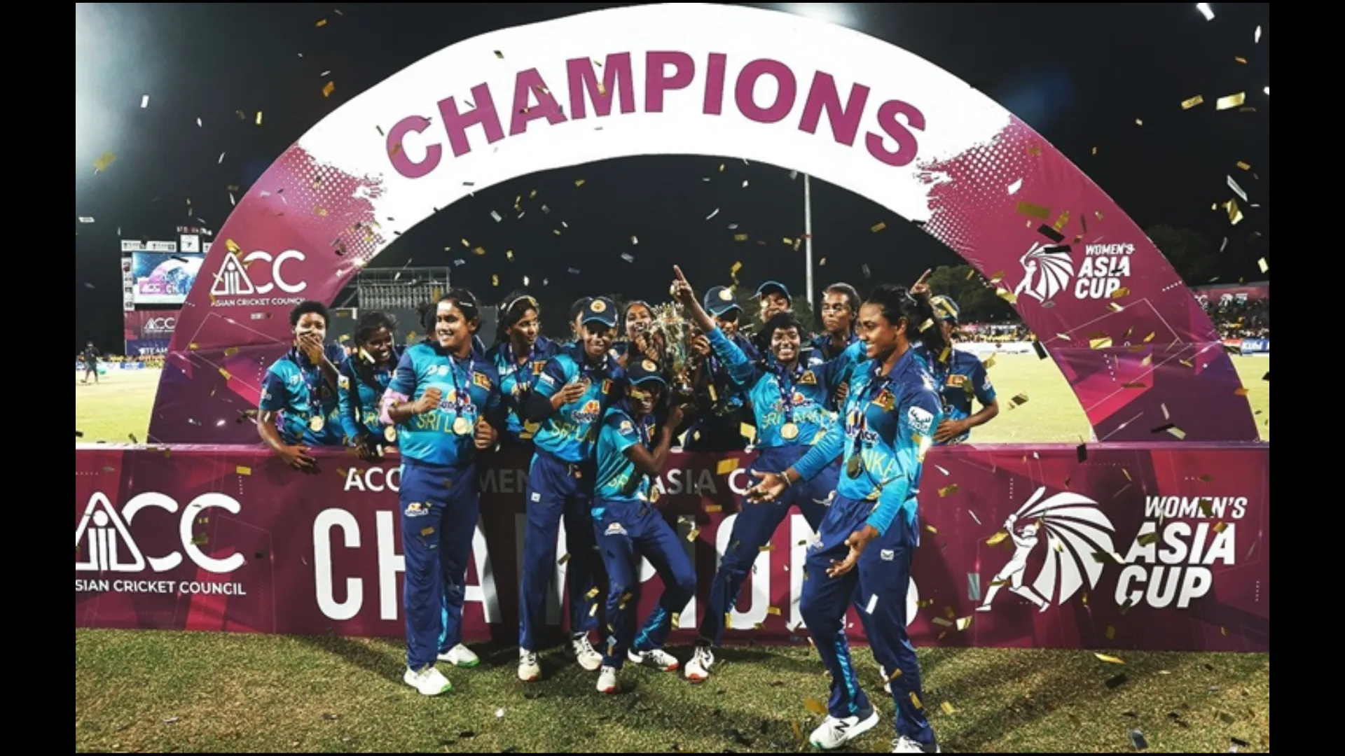 Sri Lanka Lifts Women’s T20 Asia Cup Defeating India By 8 Wickets At Dambulla